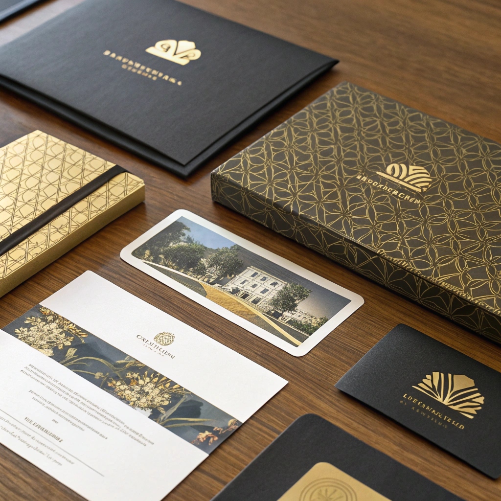 Moderne visitkort med tekstur